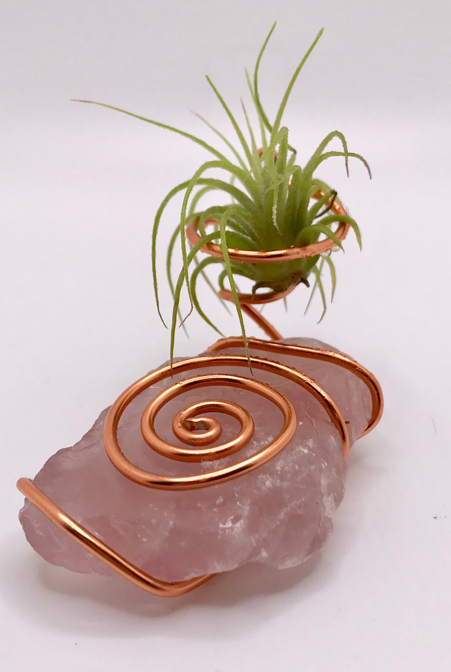 air plants copper wire Mini Crystal Air Plant